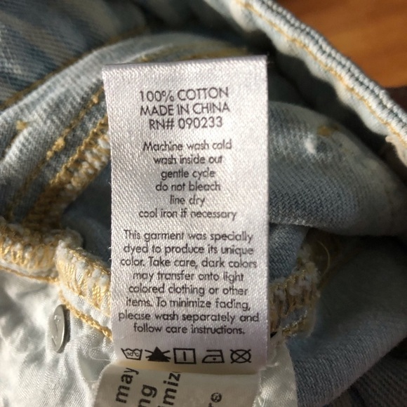 PACSUN railroad striped mini jean skirt in size 24 - Picture 5 of 5